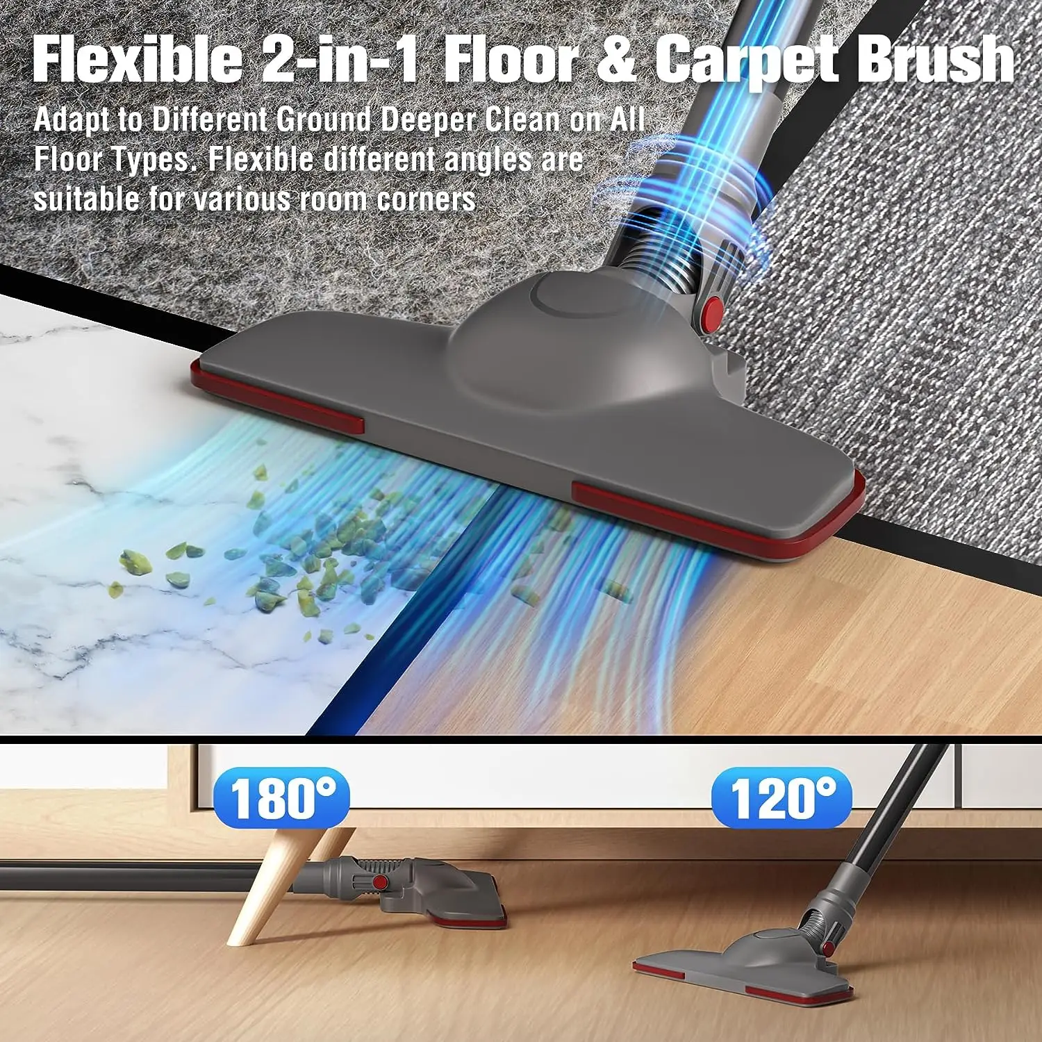 Hot sale portable cordless handheld vacuum cleaner rechargeable battery vacuum cleaner for home