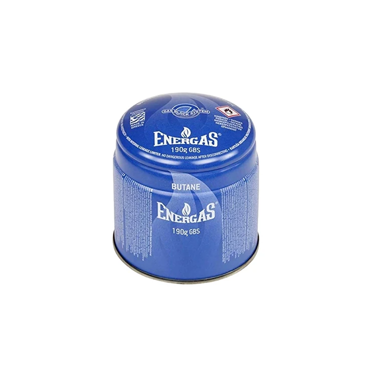 
 Газовый картридж ENERGAS 190 г с ограничением внутренней утечки EN417:2012 безопасный картридж  