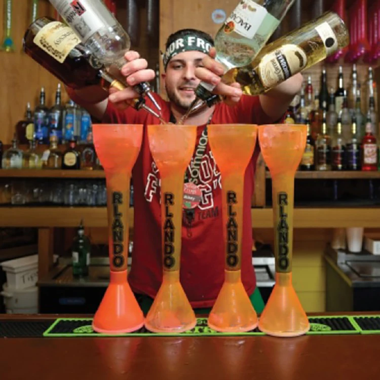 Plastic Slush Cup Yard Cup for Party Beer Yard Glass