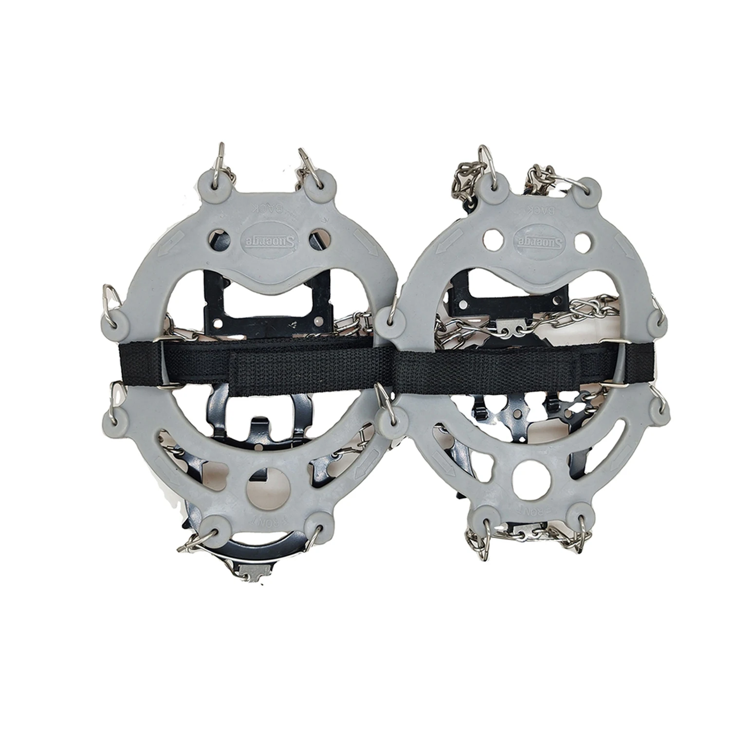 Durable Silicone Protective cover 12 bite cleat anti slip snow Crampon Walk Traction Ice spikes