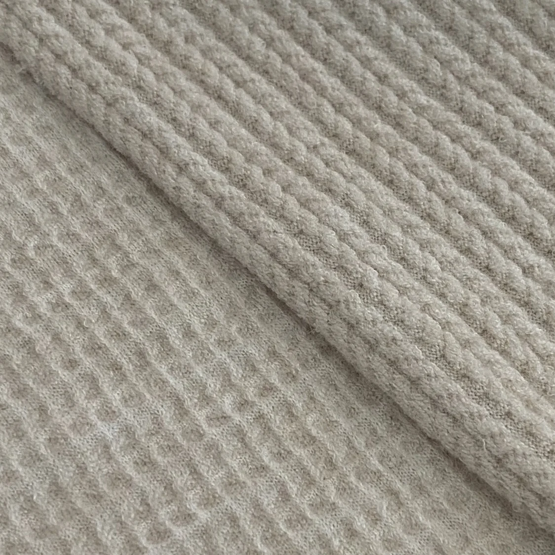 JC-KS2773 Fashionable women hacci cashmere angora mini cable knit fabric for women sweater dress