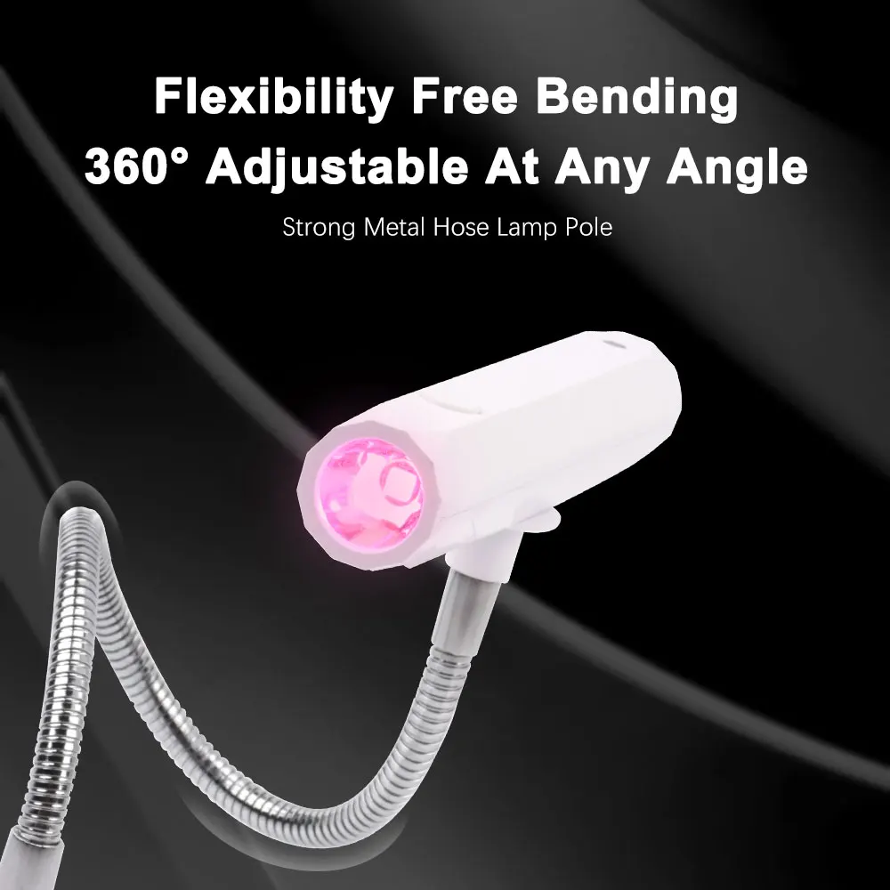 Latest 2-IN- 1Handheld and Desktop Mini Flash New cure Light Cordless Rechargeable for Mobile Use UV Led Gel polish Lamp