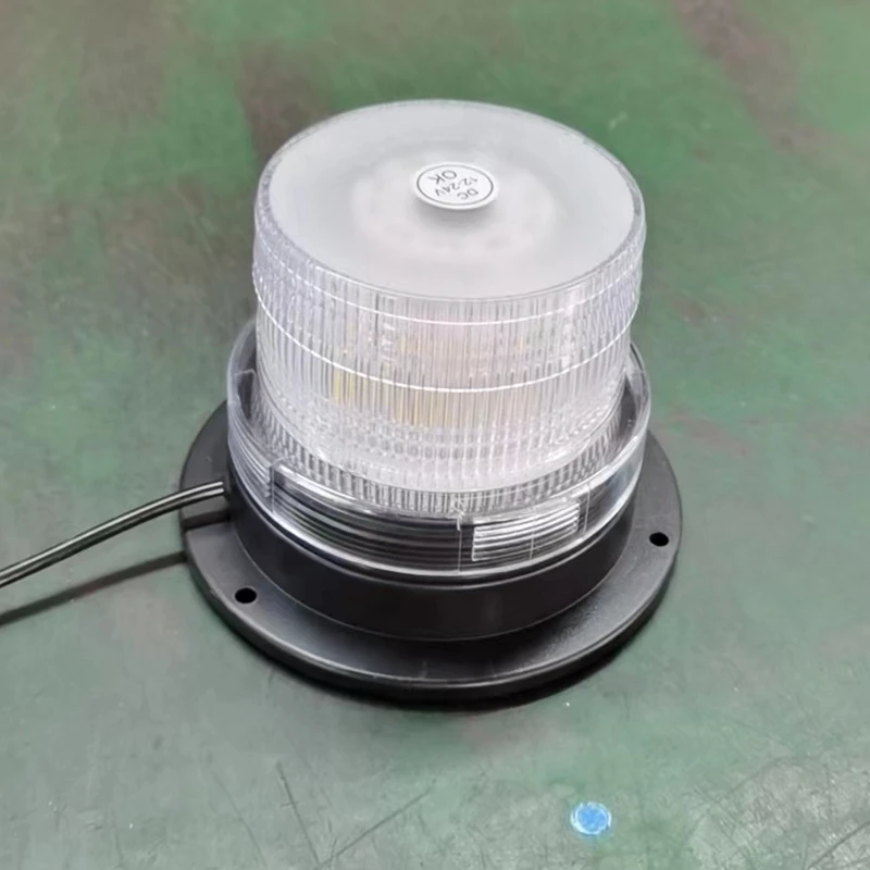 Excavator Truck Forklift Magnetic 12v 24v Emergency Rotating Strobe Flash LED Beacon Lights