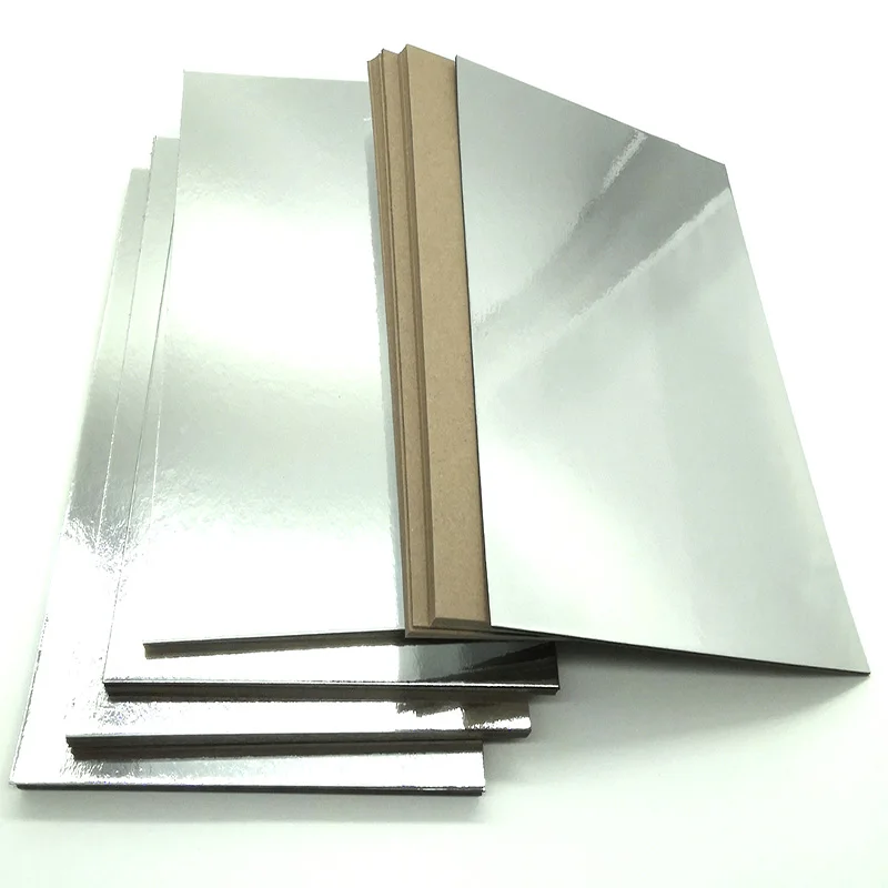 Recycled Paper Board Mills Silver Metalized with Grey Back