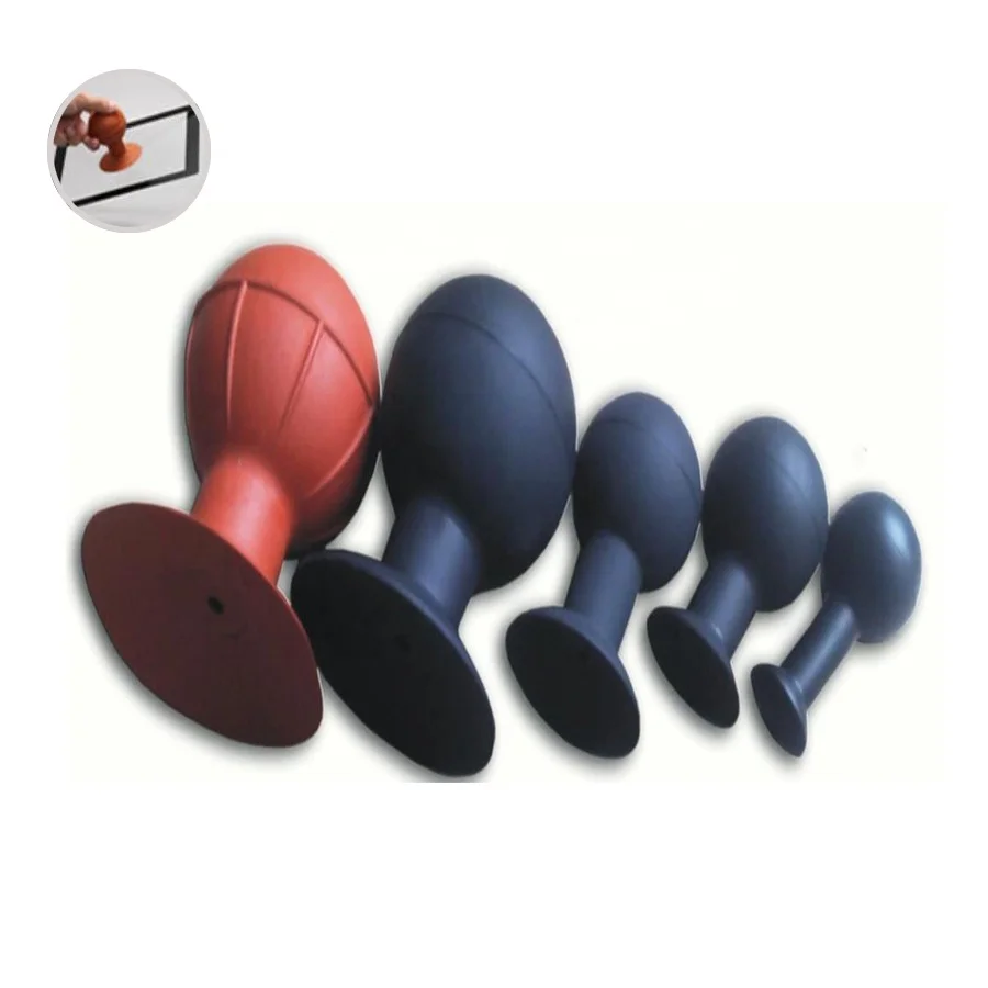 OEM Custom anti static vacuum Rubber Silicone Sucker Ball Opening Suction Bulb Stand Phone Holder For Smartphone LCD Glass