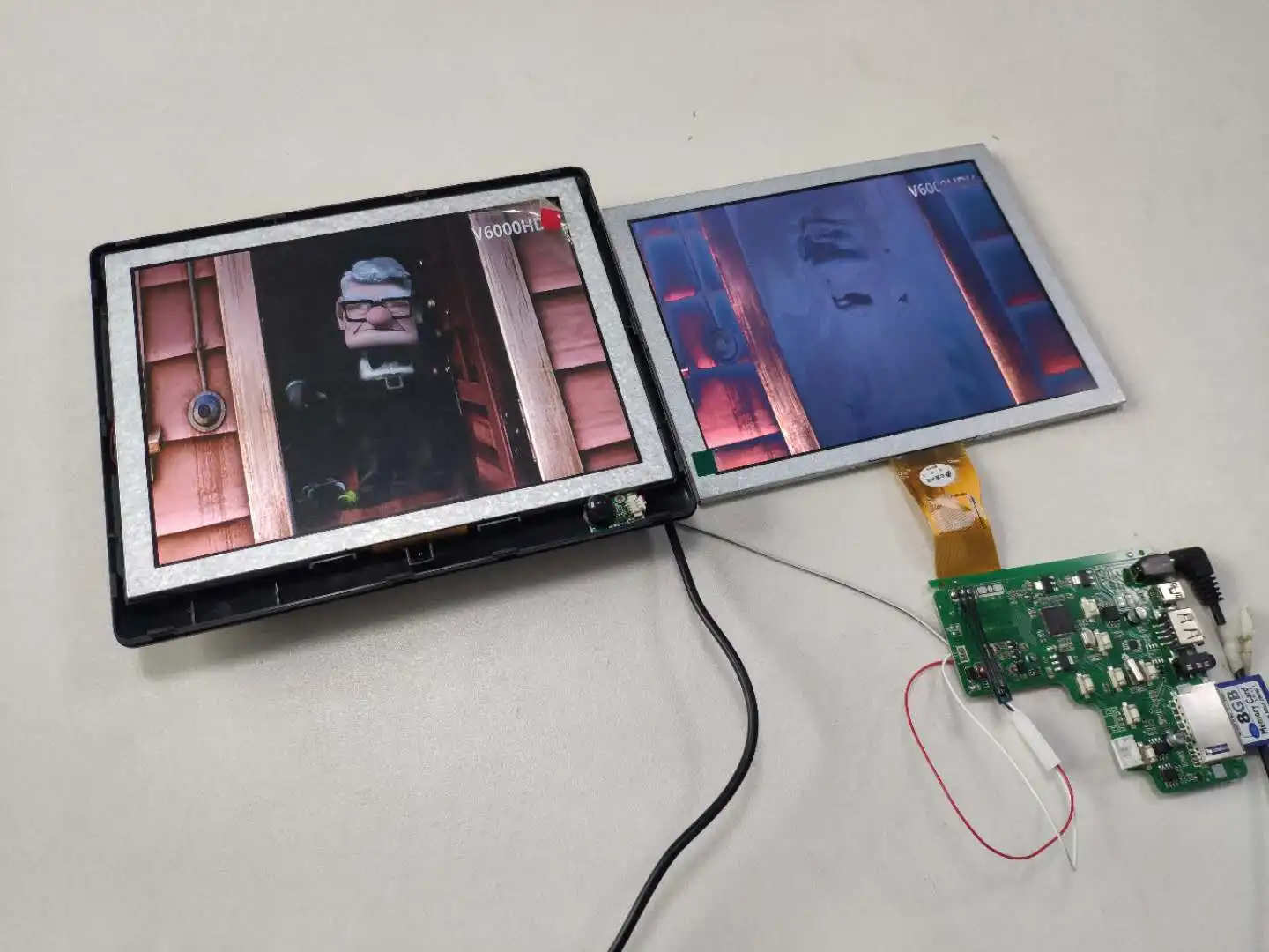 Lcd electronic digital photo frame 7 inch modules