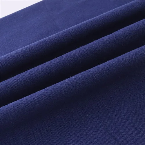 100% 230gsm Blue  Cotton  Drill  TC Twill Canvas And Ribstop   Fabric  Waterproof  For Trousers Pants