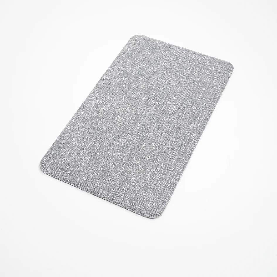 Anti-slip Textile Anti Fatigue Mat with pvc foam backing for Kitchen from factory sale