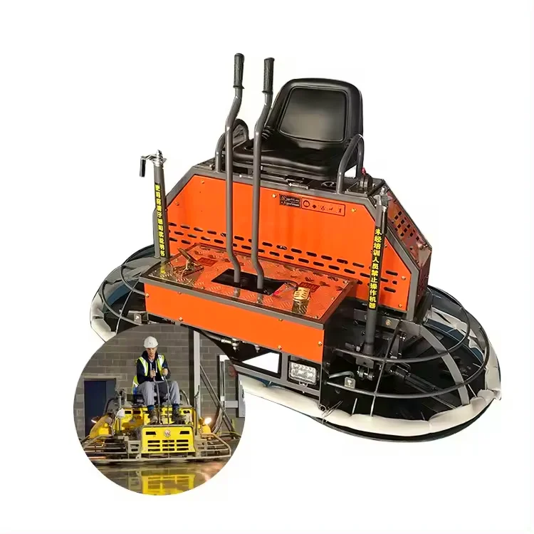 Gasoline concrete finishing machine ride on power trowel for sale