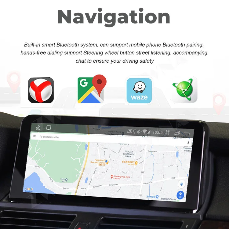12.3 Inch Android GPS Audio Carplay BT Video Multimedia Stereo Player Touch Screen Radio For Mitsubishi Pajero V73 V68 2001~2007