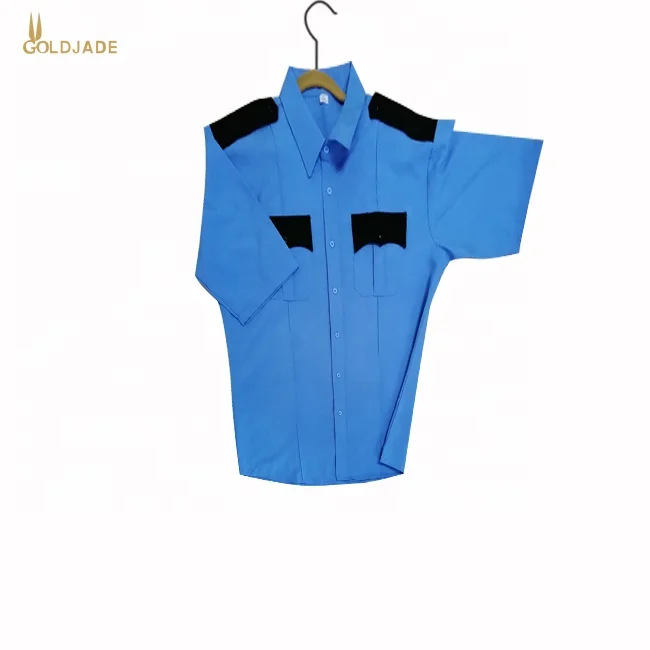 
Custom made best police security work uniform short shirt American 
