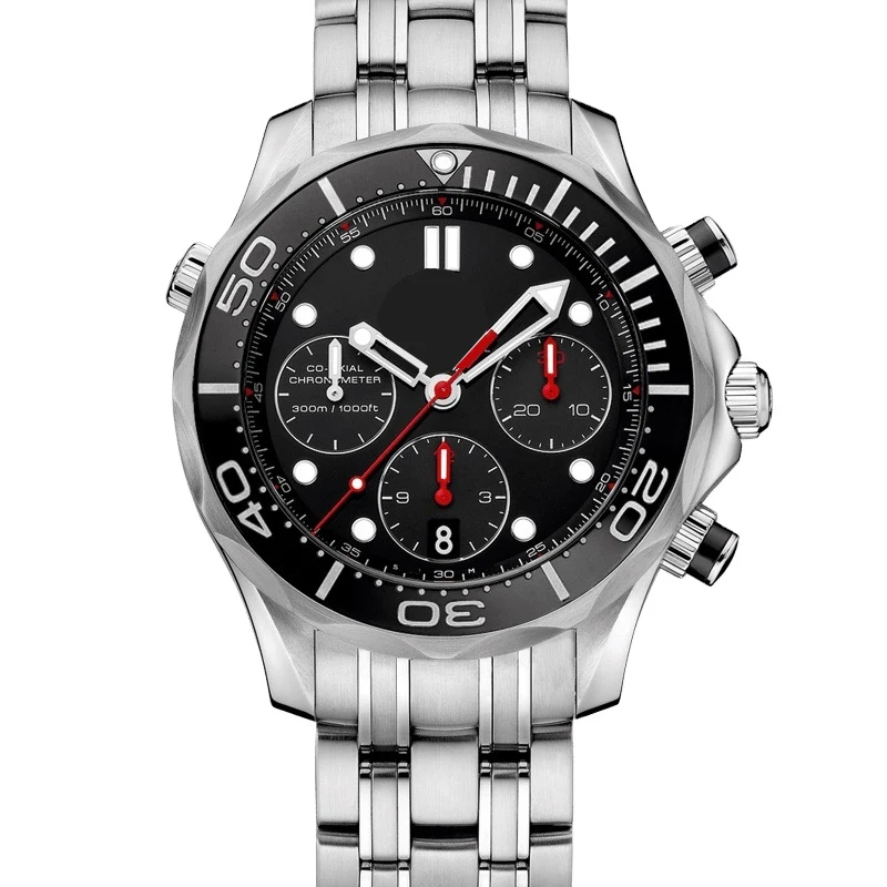 OMG13 Top Quality Luxury Mens Watches Automatic 904L Stainless Steel Sapphire Mirror Glass Watches