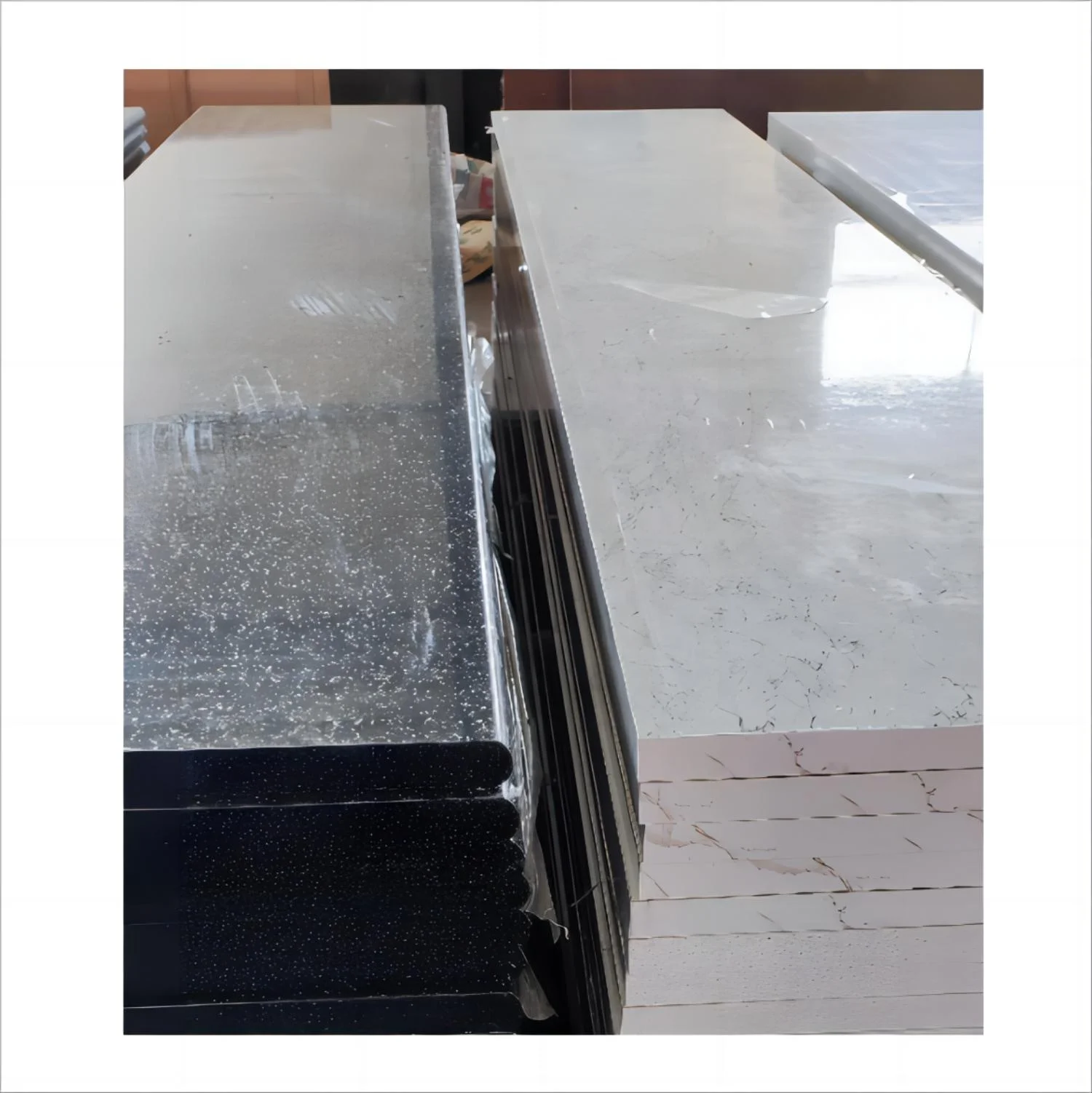 3600 Size laminate countertops shiny Ultra France Thin Decorative High Pressure Postforming Wash Basin Hpl Countertop