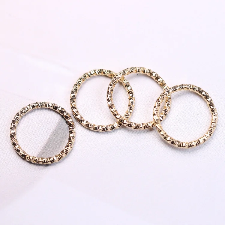 100pcs/lot Round Jump Good Quality Rings Twisted Open Split Rings Connector For Creating Jewelry Makings Findings Supplies DIY
