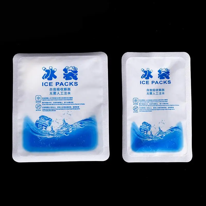 Single Packs Dry Ice Pack Sheets for Shipping Frozen Food Cooler Cold Pack for Lunch Bag Box Reusable Freezer Block Ice sheet