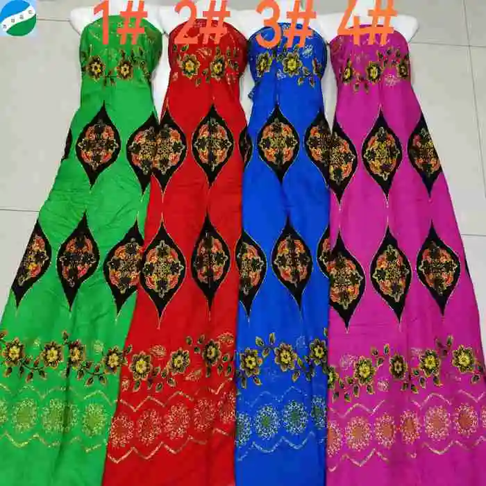 Floral Design Hot Stamping Gold Foil Print Spun Rayon Viscose Challis Stock Fabric for Lady Evening Dress
