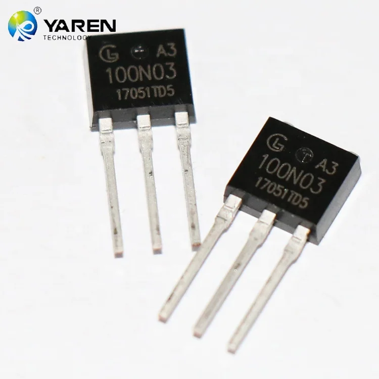 Модель YR100N03 30V 100A-220/252 n-channel электронные ic mosfet транзистор поверхностного монтажа