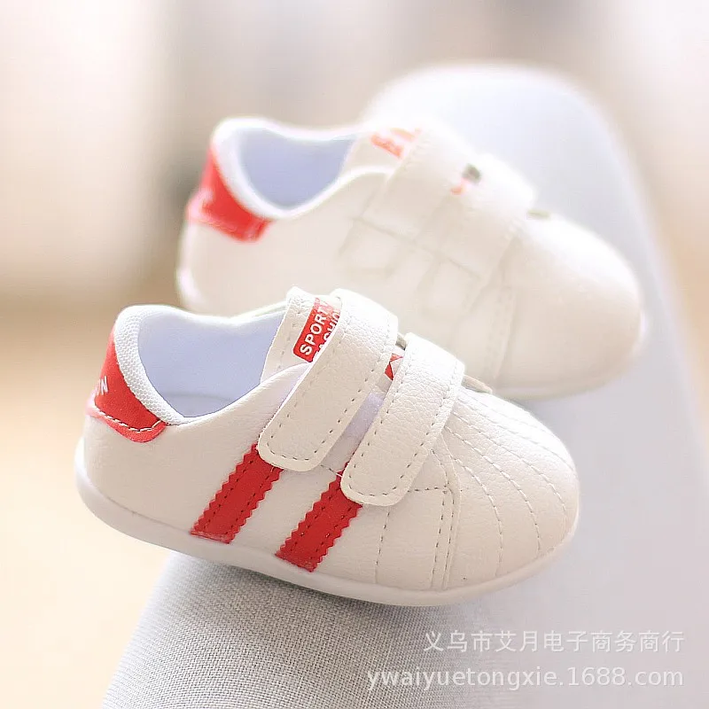 Fashion Toddler Baby Soft Sole Prewalker Sneakers Baby Boys Girls Anti-Slippery Shoes Outdoor Casual Comfortable Sports Shoe