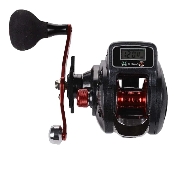 Digital Cross Droplets Wheel Fishing Reel Fishing Vessel Was Super Long Shot Centrifuge Wheel Brake Lure Fishing Reel