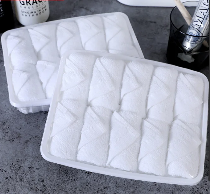 Manufacturers supply a variety of cotton disposable aviation towels