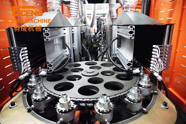 Fully Automatic linear PET stretch blow moulding machine for making Juice drink