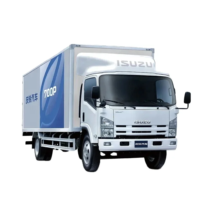 Hot sale ISUZU Medium size cargo truck powerful diesel engine 4X2 drive type NPR van trucks