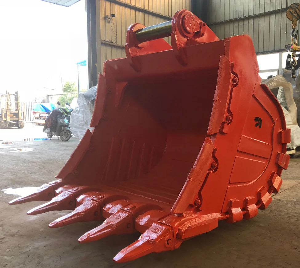 RSBM Hardox digging machinery excavator rock bucket heavy duty construction parts for excavator