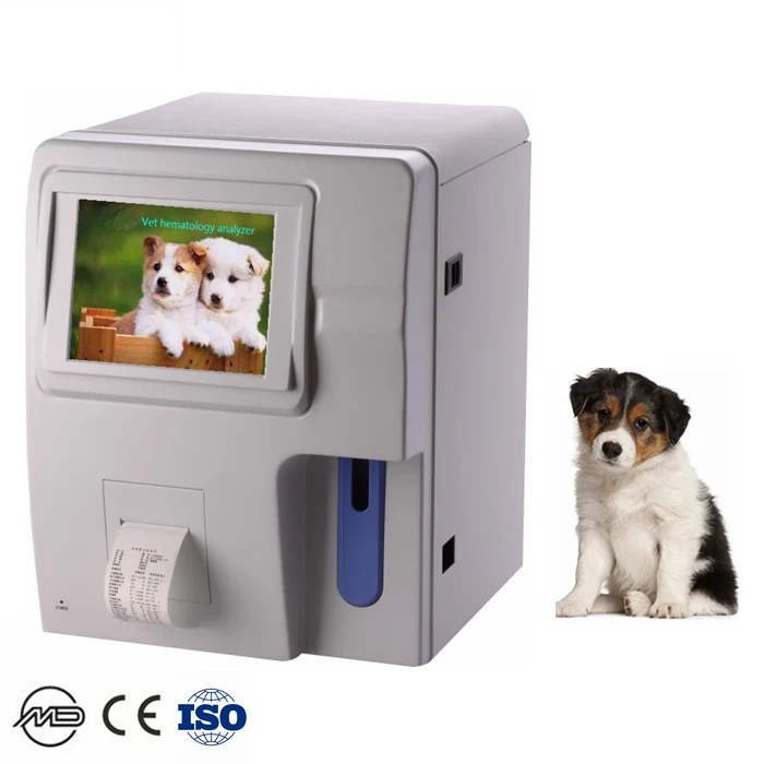 3-part Blood Cell Analyzer Clinical Analytical Instruments Automated Open System Hematology Analyzer for Vet/Human