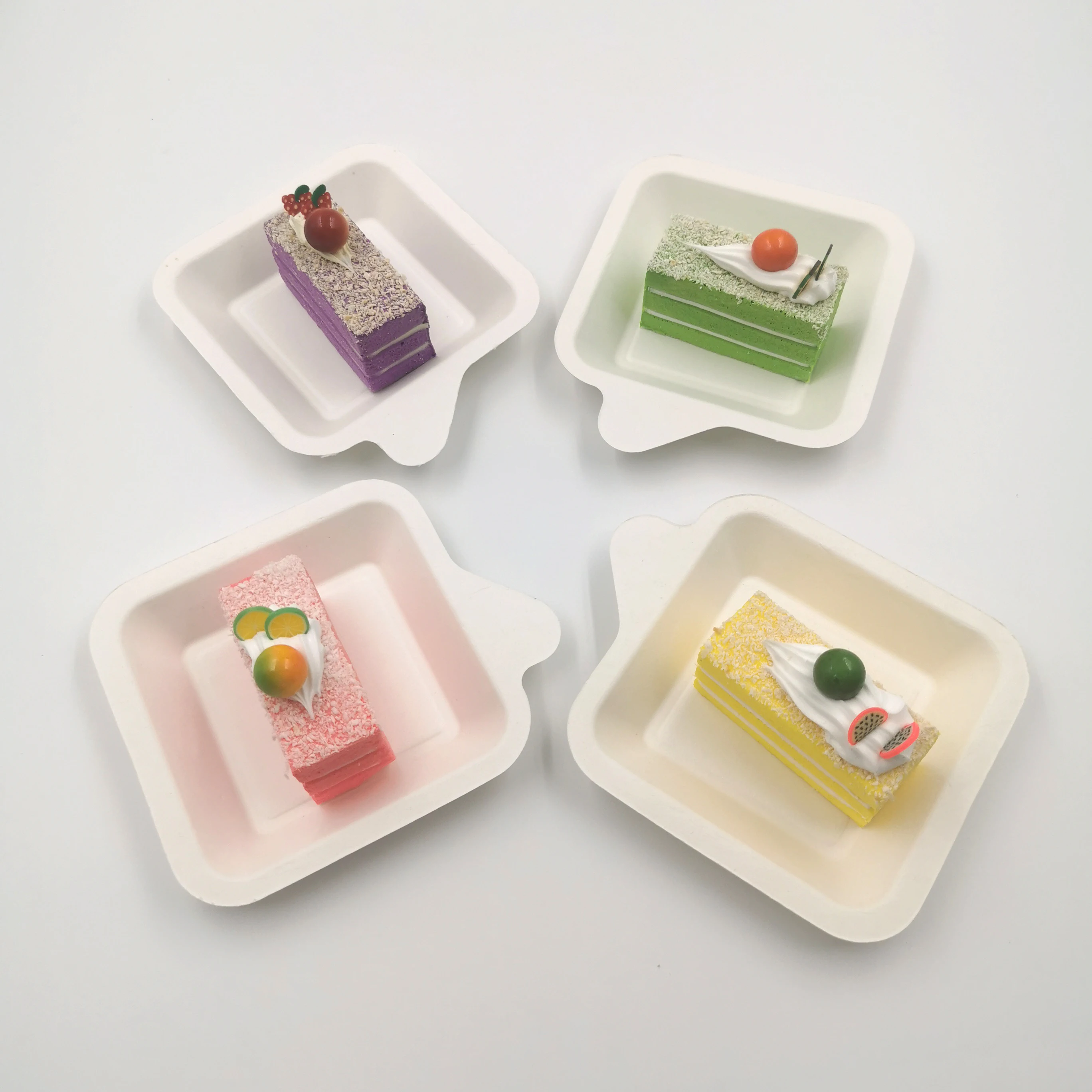 Biodegradable sugarcane packaging Turkey tray disposable Customizable Waterproof Eco Friendly Bagasse Raw meat tray