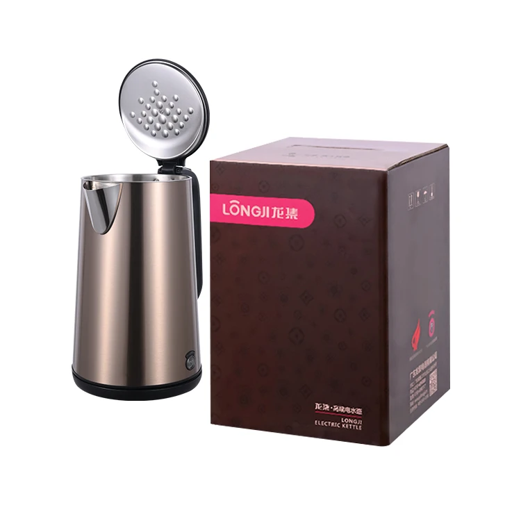 Professional manufacture  18l thermostatic electric double wall cool touch plastic kettle