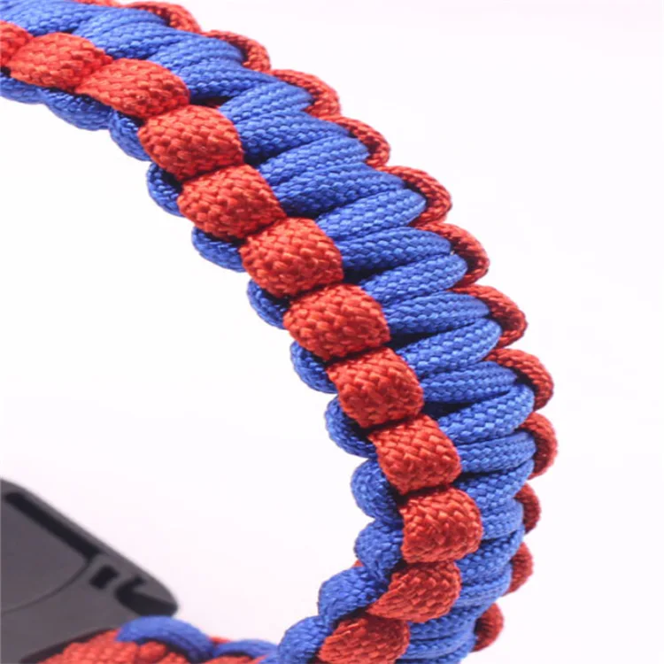 Hot sale tactical paracord bracelet 4 in 1 adventure tools survival accessories manufacturer