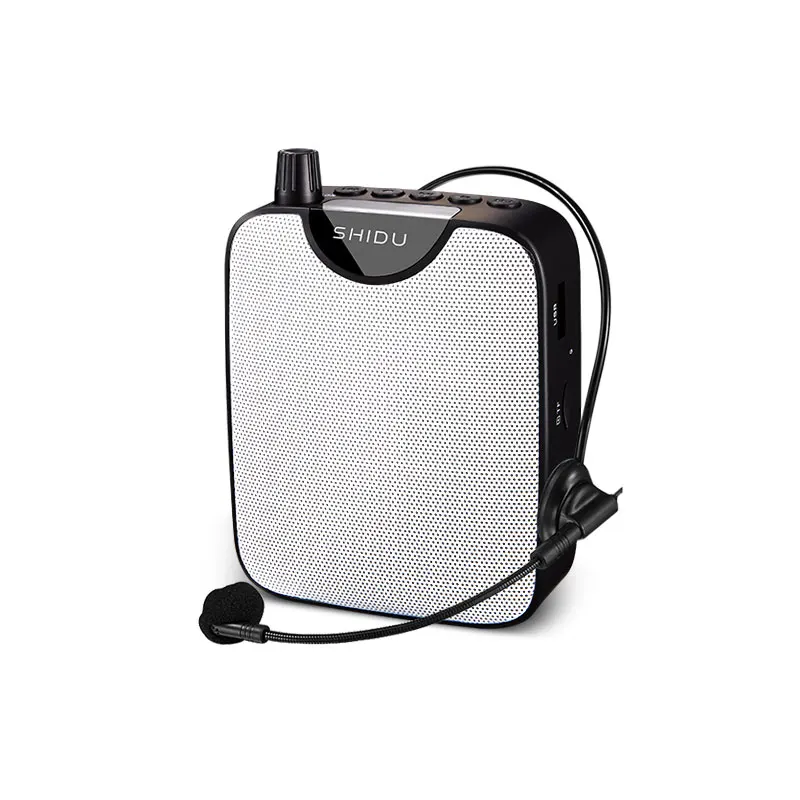 SHIDU M500 Wired Bluetooth Voice Amplifier Rotating And Detachable Belt Clip Support TF Card & U Flash Disk And Audio Encoding