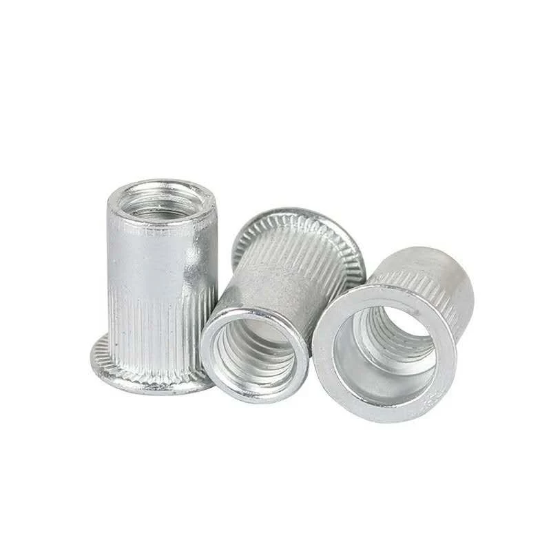 Factory Sale Top Quality high precision plating threaded insert hot sale aluminium rivet nut