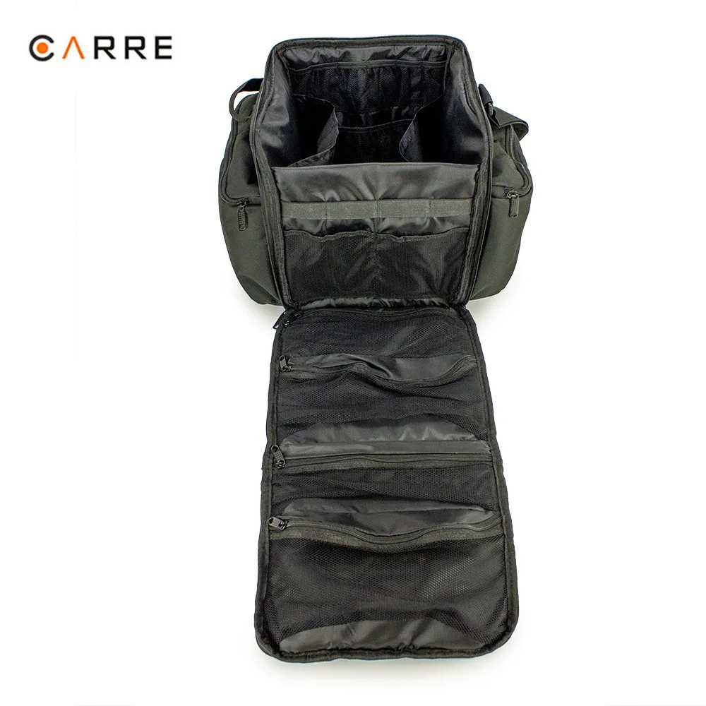 Soft Sided 1680D Nylon 2 in 1 Multifunction Nail Artist Hair Stylist Hairdressing Trolley Bag with Nail Polish Pouch