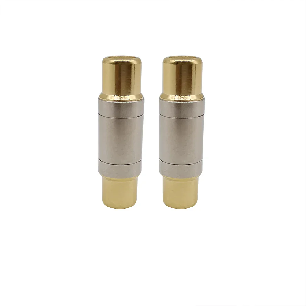 Dual RCA Female to Female Jack Straight Connector Adapter Audio Speaker Cable Extender Connectors Gold-plated
