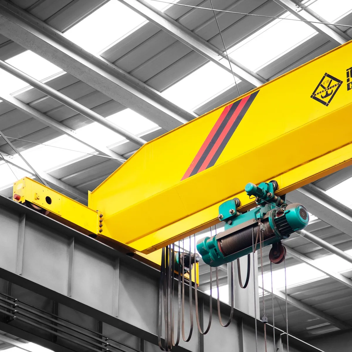20 ton 32 ton heavy lifting capacity single beam overhead crane with electric wirerope hoist