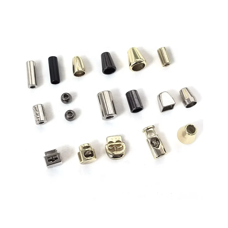 Заводская оптовая продажа Радужный цвет металлический шнур из цинкового сплава торцевый для свитера