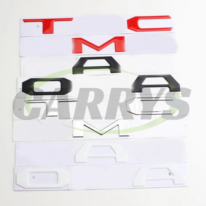 3D Raised Letters For 2016-2023 Toyota Tundra Tailgate Emblem Badge Decal