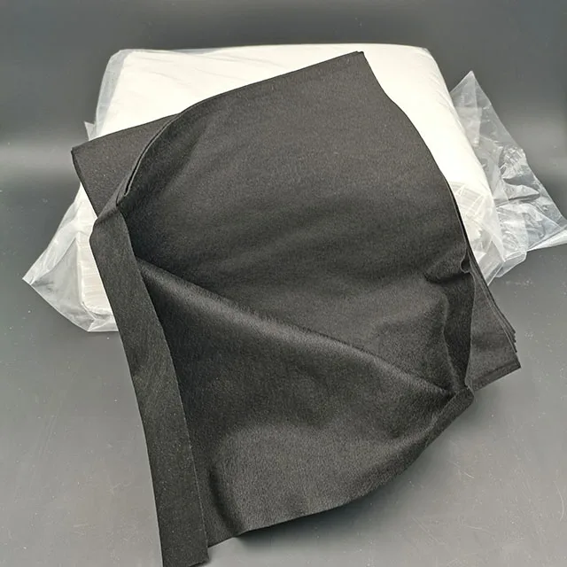 OEM Eco-friendly Black White Disposable Shower Bath Towel For Hotel Bathroom SPA Hair Beauty Salon Travel Trip Camping Hospital