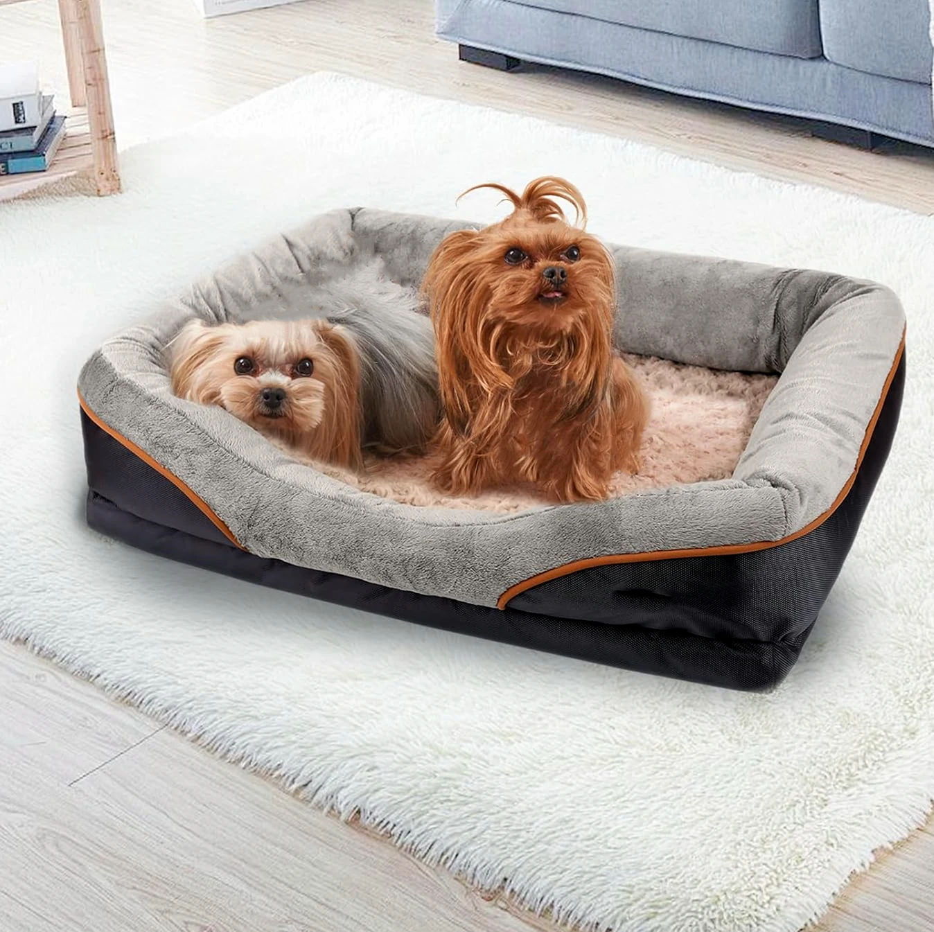 Egg Crate Orthopedic Foam Pets Dog Sofa Bed & Sofa with Removable Washable Cover Dog Sleeper for pets dogs