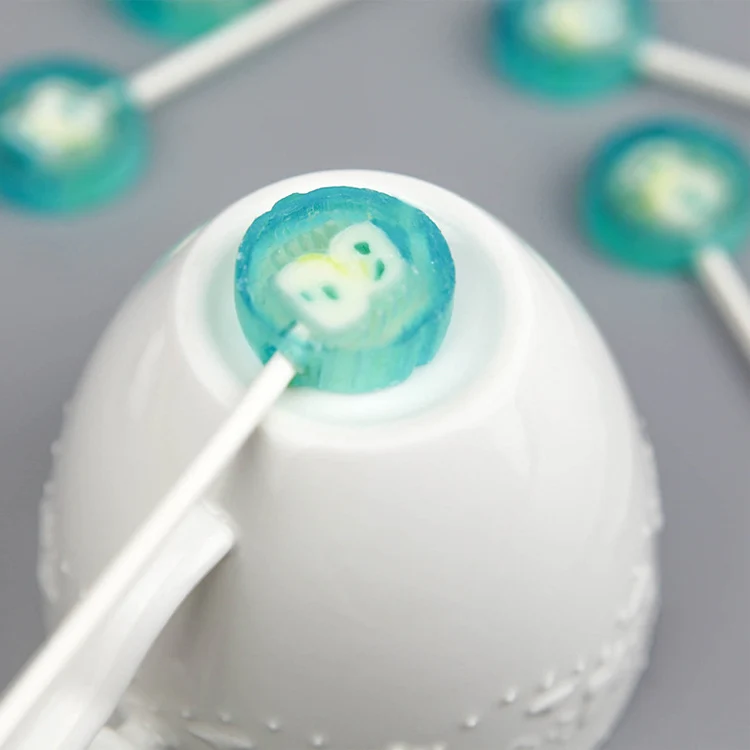 
wholesale candies supplier 6 g customized brand logo OEM or ODM sweet sugar fruity hard lollipop candy 