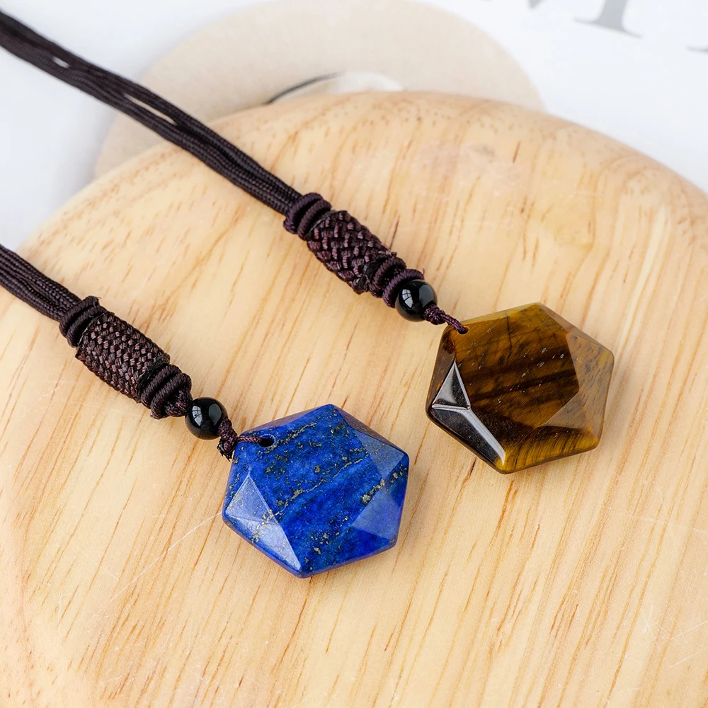 Hot selling wholesale crystal carving Crystal Six Point Star pendant spiritual healing home decoration