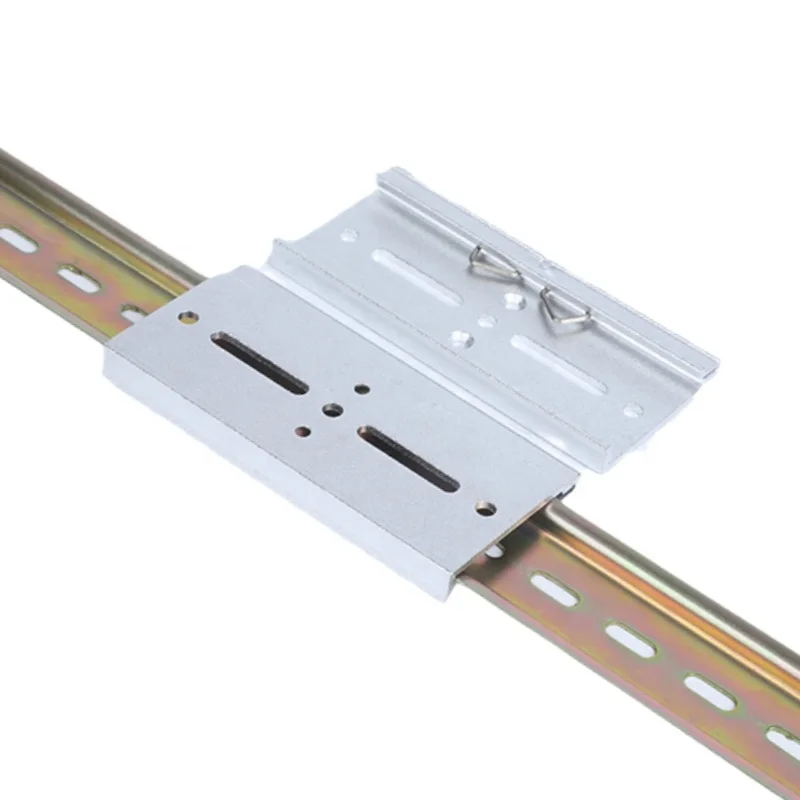 Aluminum installation clip 35mm Din guide rail sleeve Metal aluminium guide rail buckle ,din rail clip