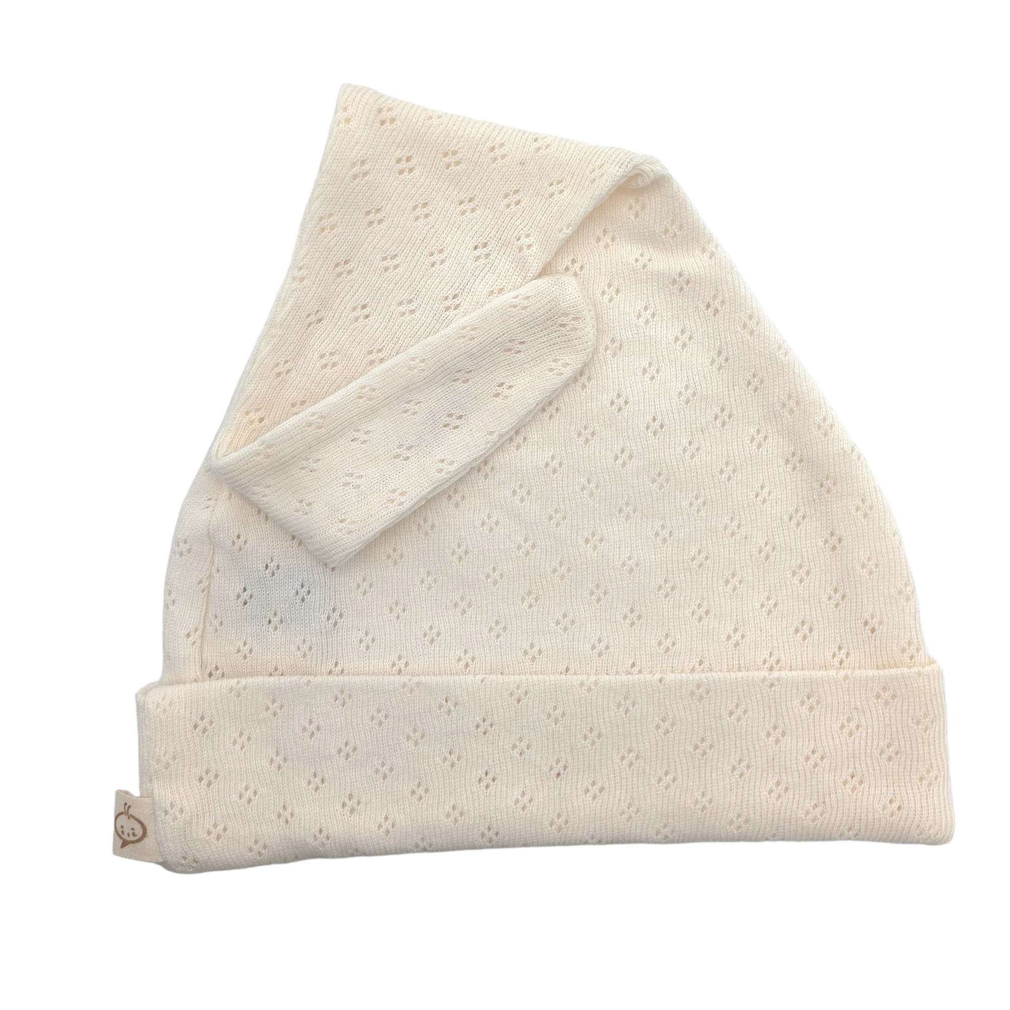 Baby Hats Wholesale Baby Double Knot Cap Baby Cotton Hat Babymio Factory Price Newborn Unisex 100% Organic Cotton Beanie Striped