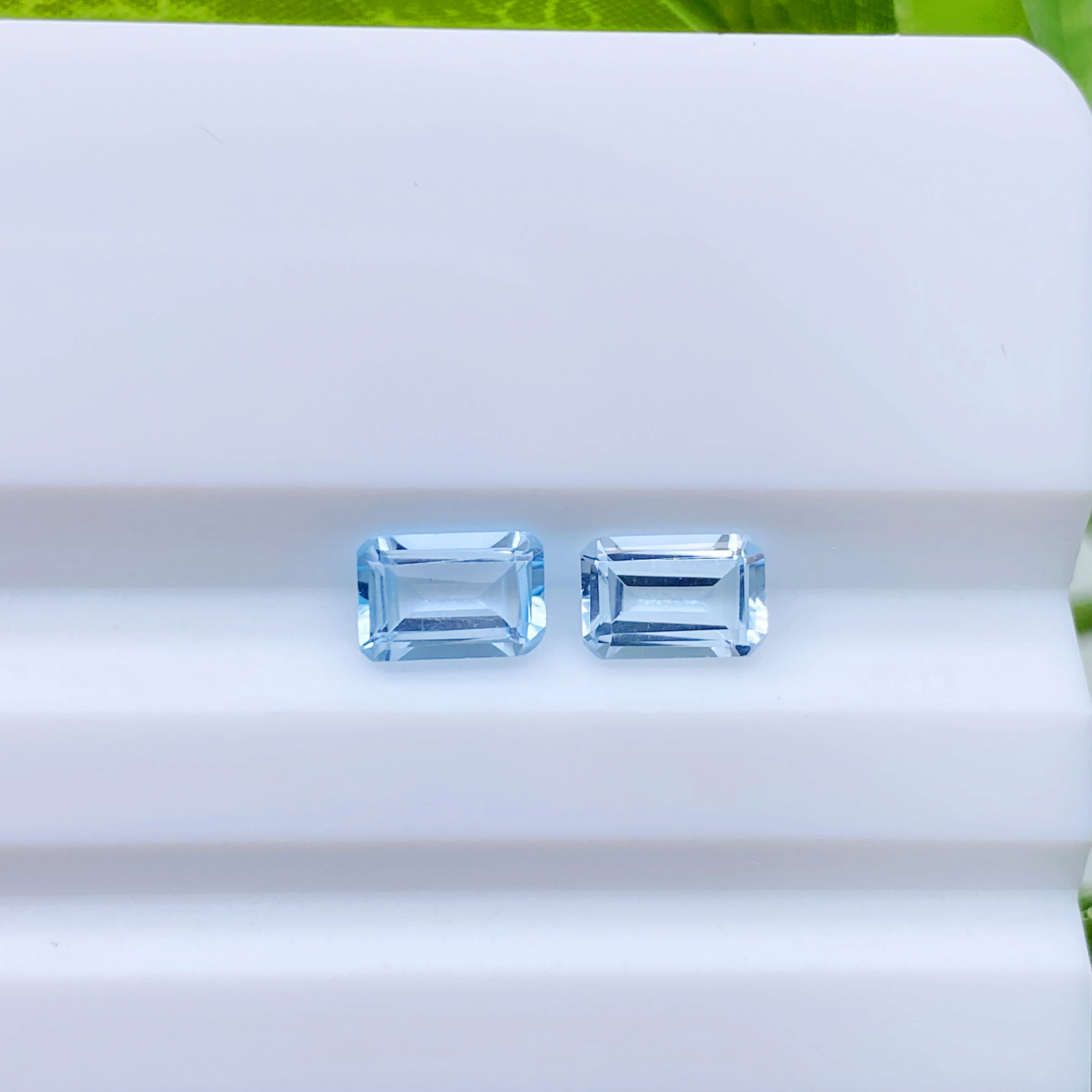 Octagon Shape 5x3mm ~ 20x15mm Natural Loose Gemstones Good Quality crystal supplier Making Jewelry Natural Sky Blue Topaz