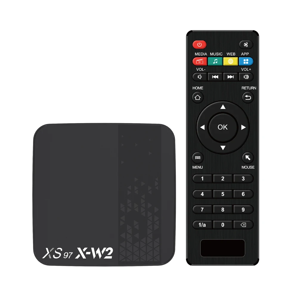 Low Price Wholesale XS97 X-W2 S905W2 Android 11 2Gb 16Gb Android Tv Box Portable Streaming Device