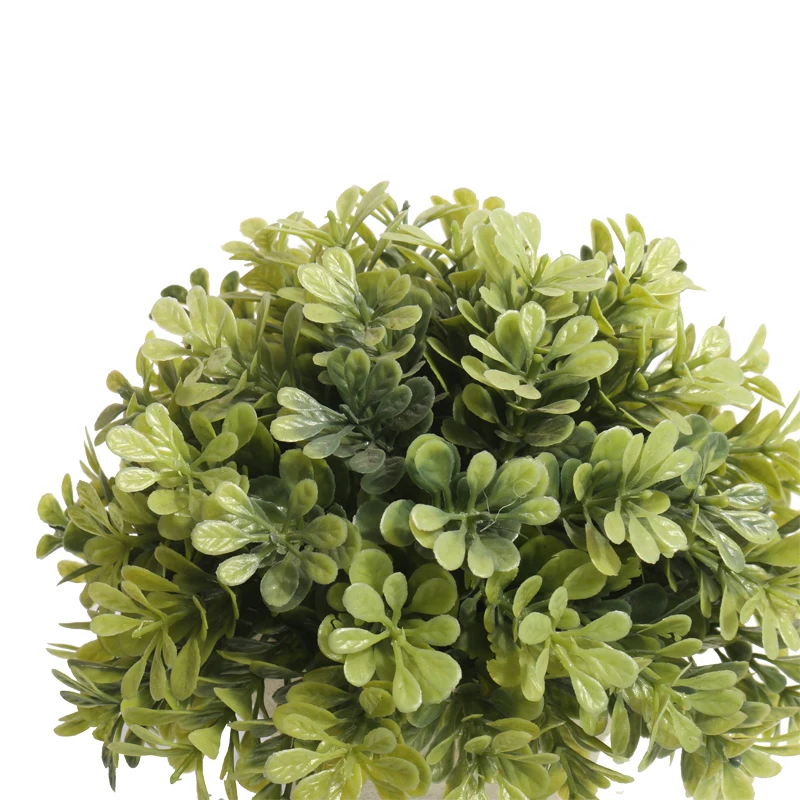 hot sale plastic mini plants for indoor office table faux plant in pot for home desktop decor artificial bonsai plant