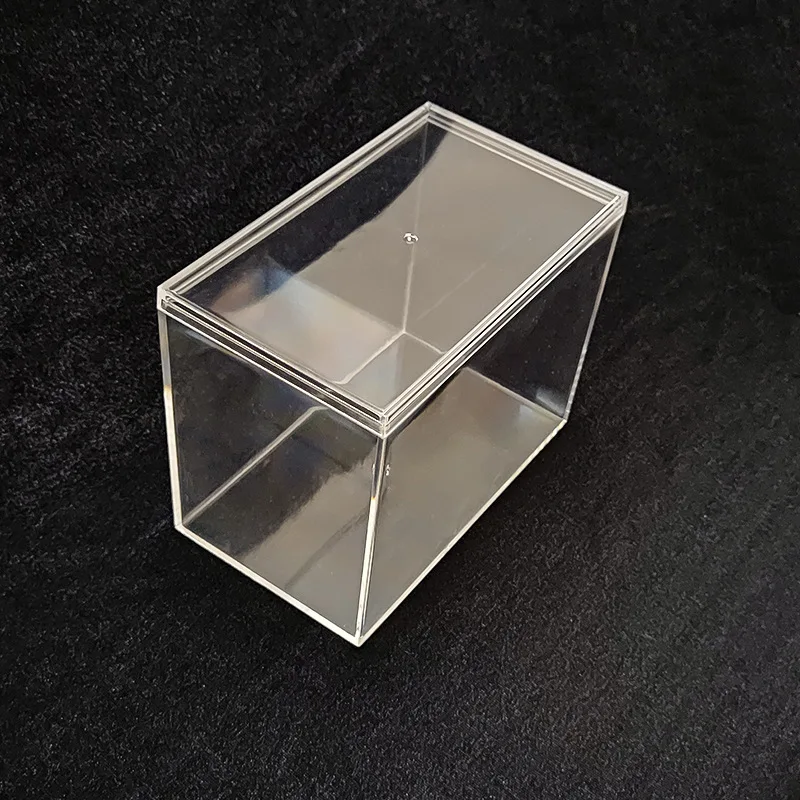 factory New Design Sweets Cookie Plastic Container Clear Package Box Candy Cube Box Stationery Tool Supply Acrylic Organizers