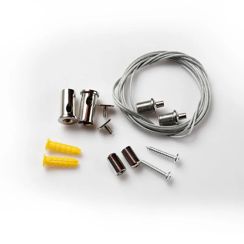 1meter 1.5meter 2meter length wire suspension aluminum hanging cable rollers custom cables