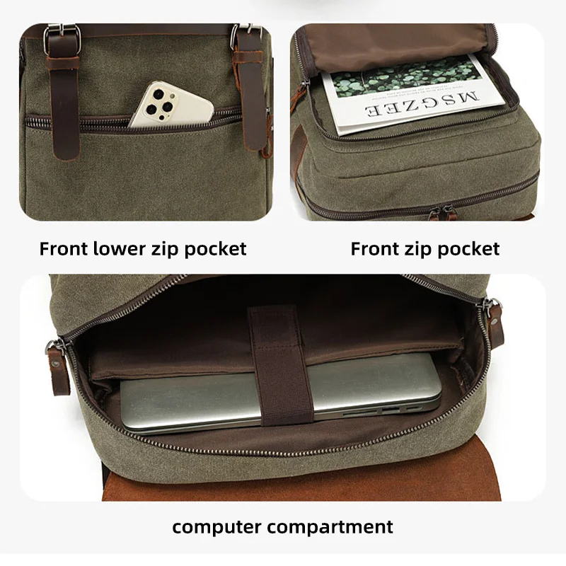 Tourist Backbags Used Travelling Waterproof Laptop Backpack Leather Backpack Bag For Men Leather Backpack Bag